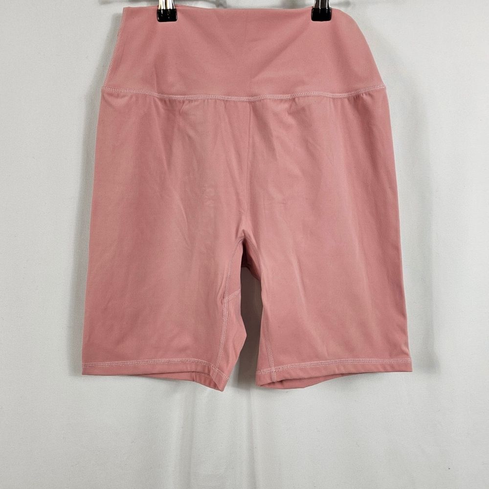 BuffBunny Pink High-Waist Bike Shorts
